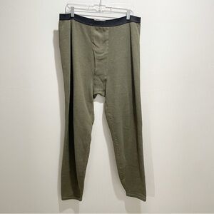 Vintage REDHEAD Men’s Green Fleece Tapered Pants Base Layer Made In USA Size XXL